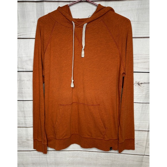 American Eagle Outfitters Other - American Eagle Hoodie Mens Medium Rust Orange Seriously Soft Pullover Raglan